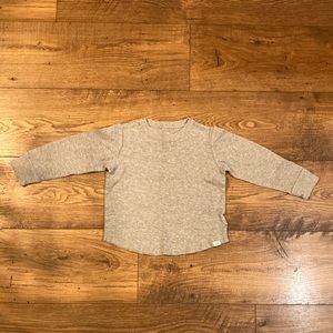 GAP 3T Grey Waffle Knit T-Shirt
